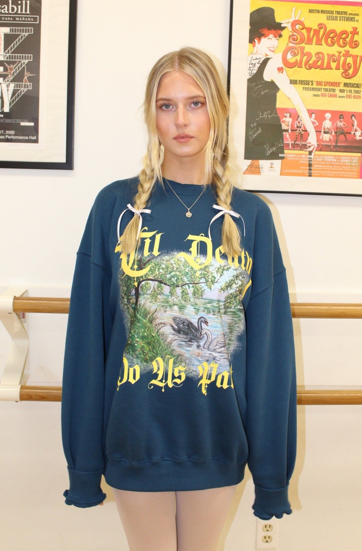 Odette Crewneck in Lake Blue